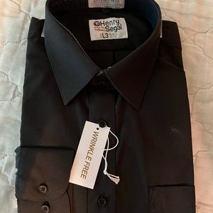 Black, Long Sleeve Dress Shirts